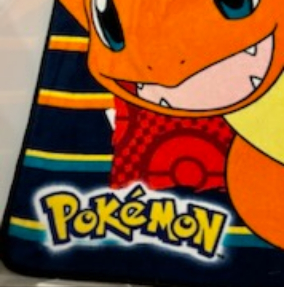 Pokemon Charizard Fleece Blanket - Picture 2 of 2